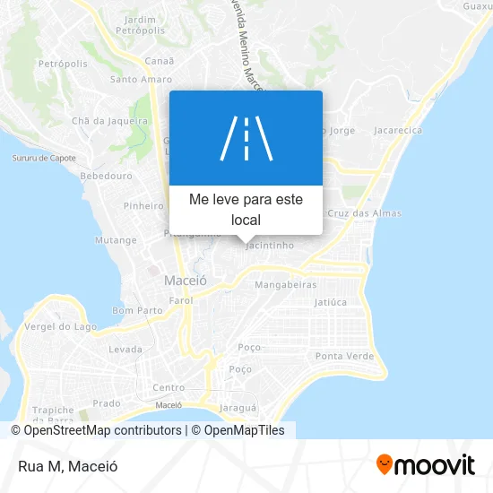 Rua M mapa