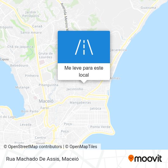 Rua Machado De Assis mapa