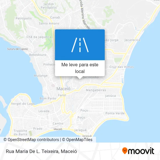 Rua Maria De L. Teixeira mapa