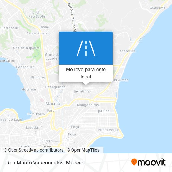 Rua Mauro Vasconcelos mapa