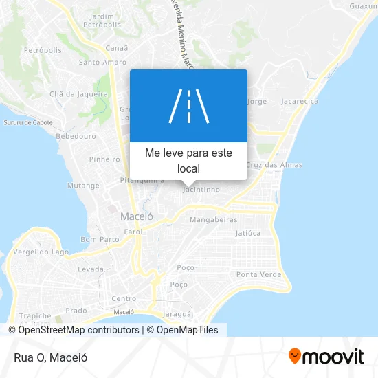 Rua O mapa