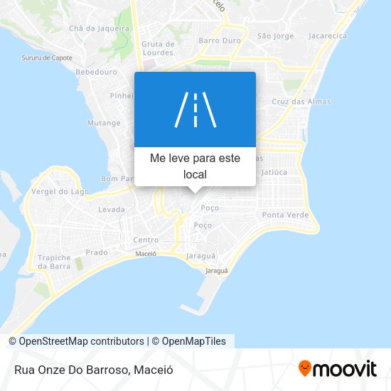 Rua Onze Do Barroso mapa