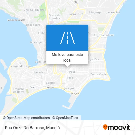 Rua Onze Do Barroso mapa
