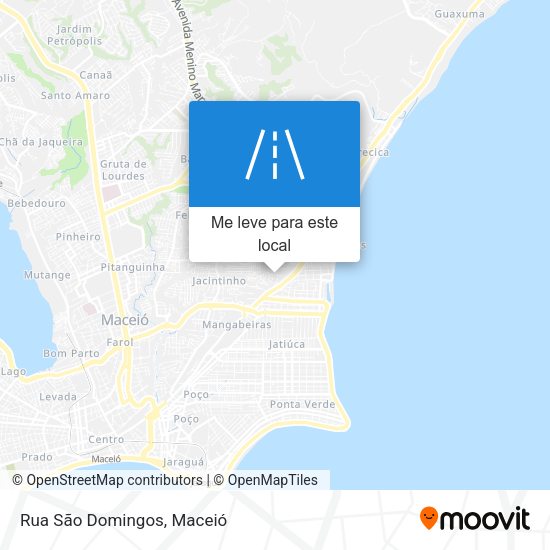 Rua São Domingos mapa