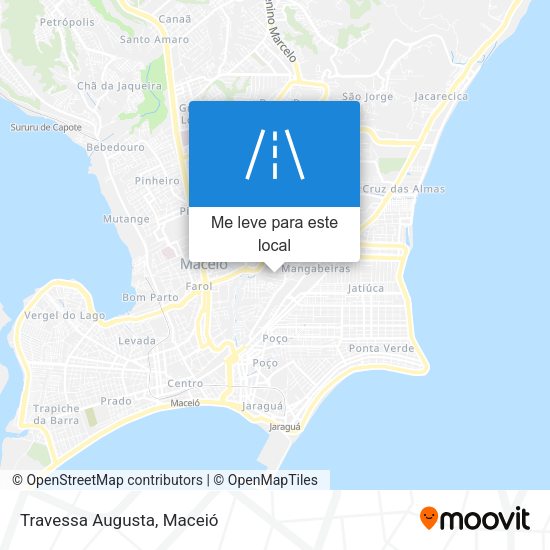 Travessa Augusta mapa