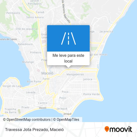 Travessa Jota Prezado mapa
