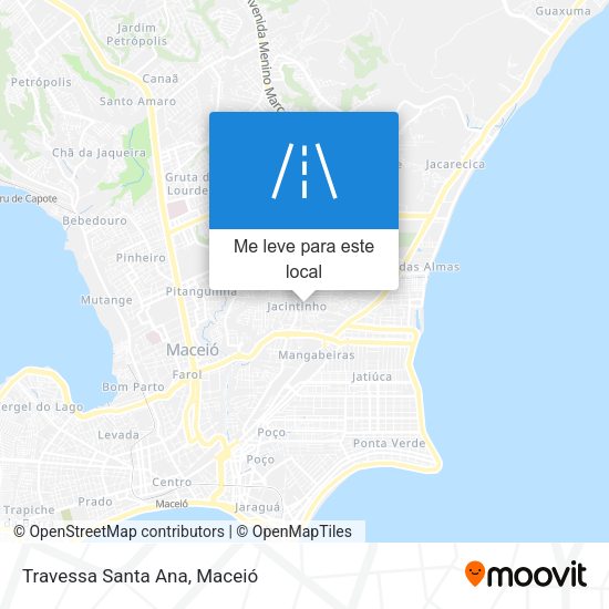 Travessa Santa Ana mapa