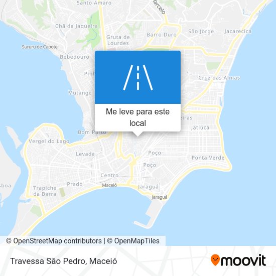 Travessa São Pedro mapa