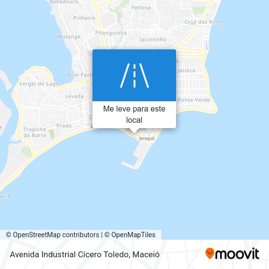 Avenida Industrial Cícero Toledo mapa