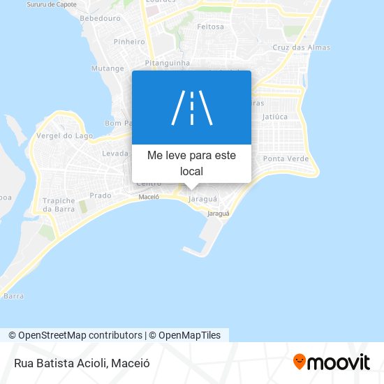 Rua Batista Acioli mapa