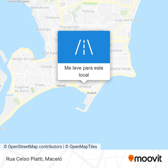 Rua Celso Piatti mapa