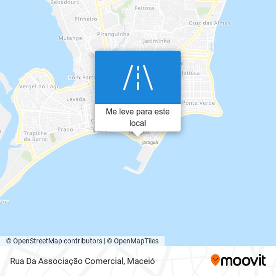 Rua Da Associação Comercial mapa