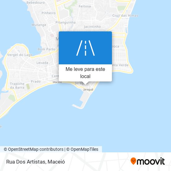 Rua Dos Artistas mapa