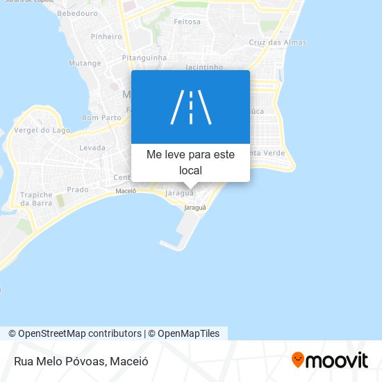 Rua Melo Póvoas mapa