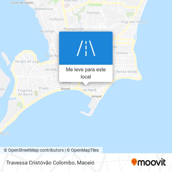 Travessa Cristóvão Colombo mapa