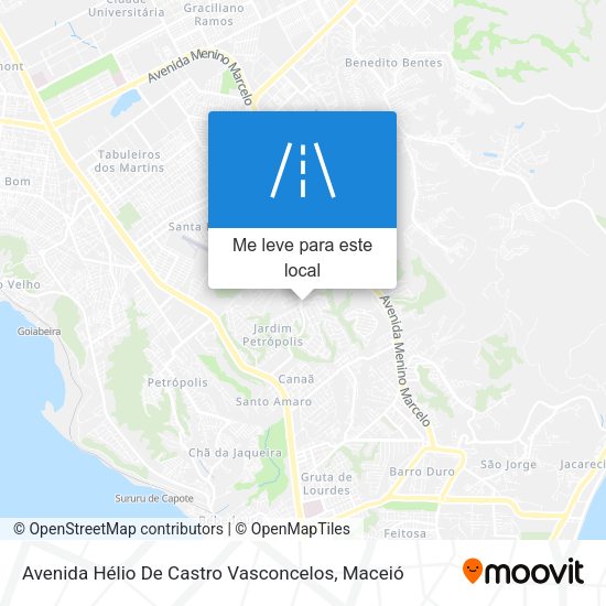 Avenida Hélio De Castro Vasconcelos mapa