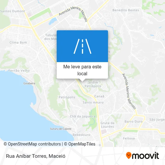 Rua Aníbar Torres mapa