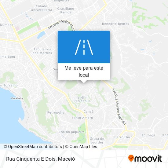 Rua Cinquenta E Dois mapa