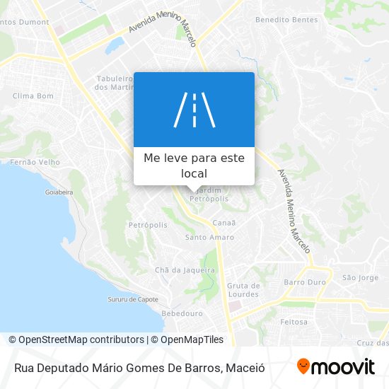 Rua Deputado Mário Gomes De Barros mapa