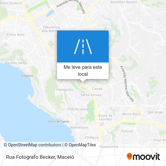 Rua Fotografo Becker mapa