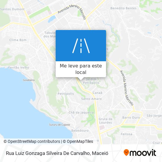 Rua Luiz Gonzaga Silveira De Carvalho mapa