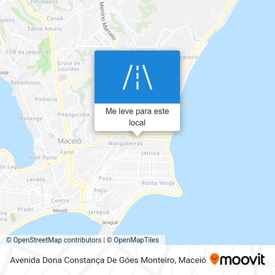 Avenida Dona Constança De Góes Monteiro mapa