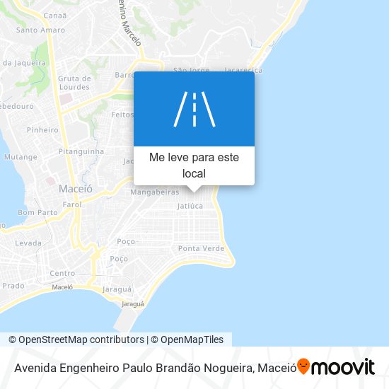 Avenida Engenheiro Paulo Brandão Nogueira mapa