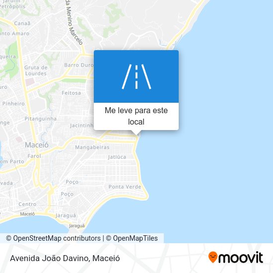 Avenida João Davino mapa