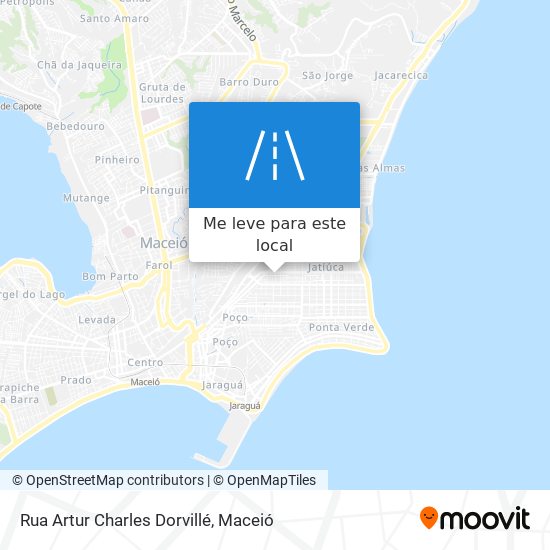 Rua Artur Charles Dorvillé mapa