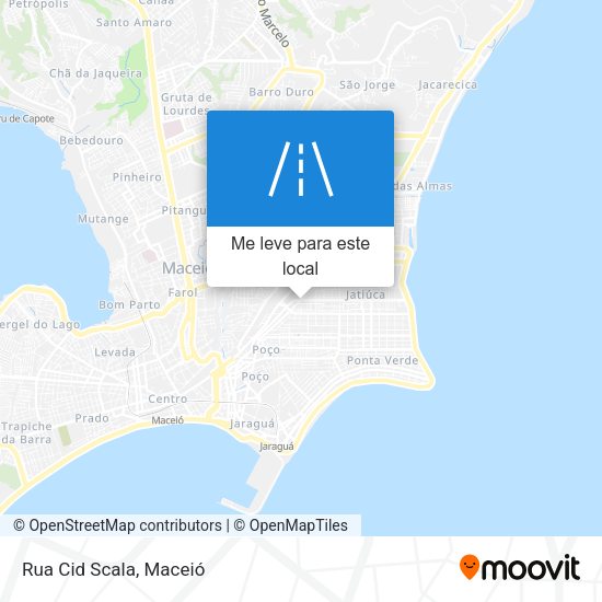 Rua Cid Scala mapa