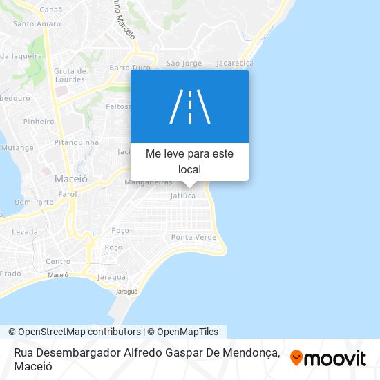 Rua Desembargador Alfredo Gaspar De Mendonça mapa