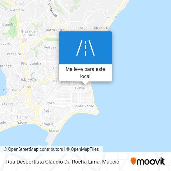 Rua Desportista Cláudio Da Rocha Lima mapa