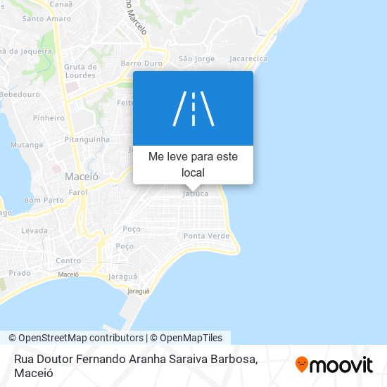 Rua Doutor Fernando Aranha Saraiva Barbosa mapa