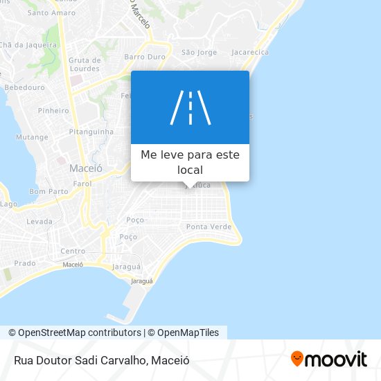 Rua Doutor Sadi Carvalho mapa