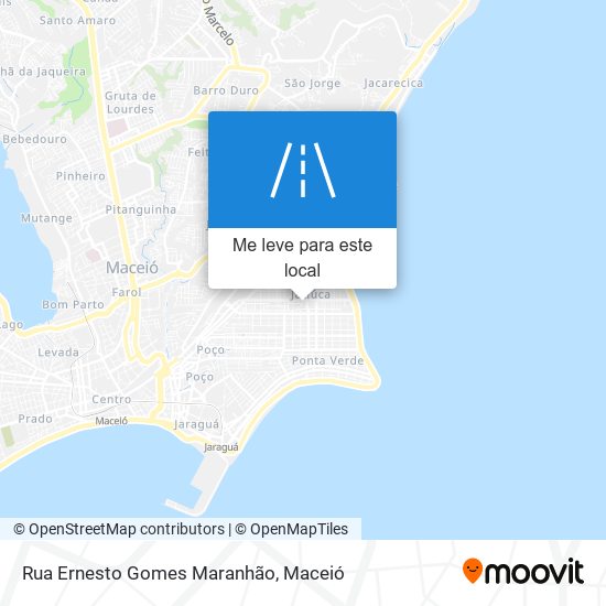 Rua Ernesto Gomes Maranhão mapa