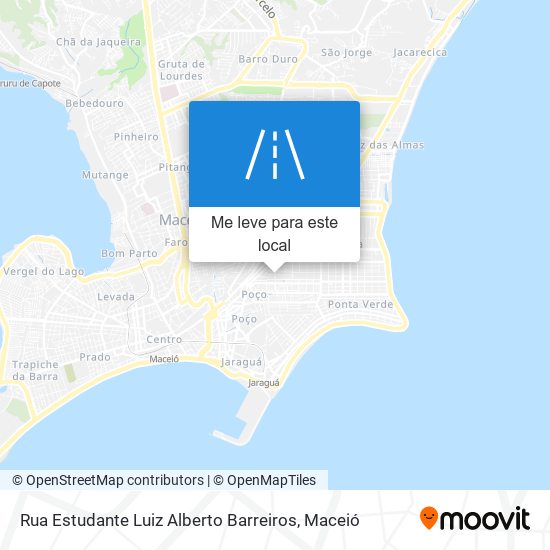 Rua Estudante Luiz Alberto Barreiros mapa