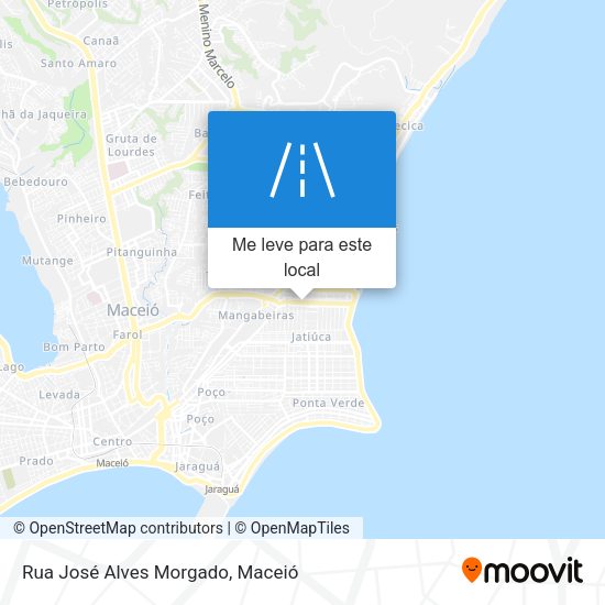 Rua José Alves Morgado mapa