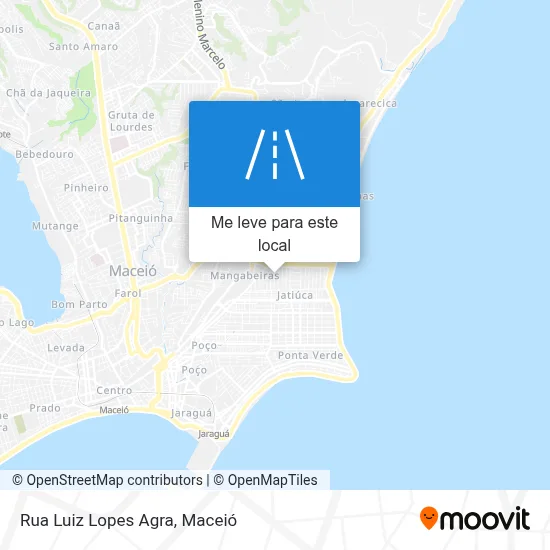 Rua Luiz Lopes Agra mapa