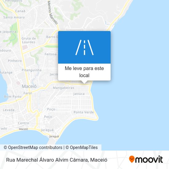 Rua Marechal Álvaro Alvim Câmara mapa