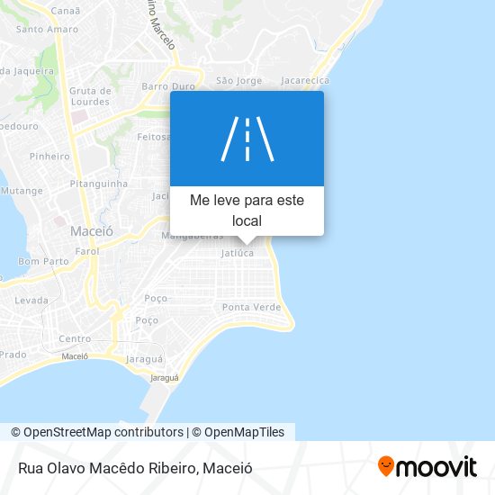 Rua Olavo Macêdo Ribeiro mapa