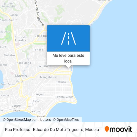 Rua Professor Eduardo Da Mota Trigueiro mapa