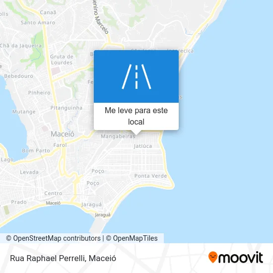 Rua Raphael Perrelli mapa