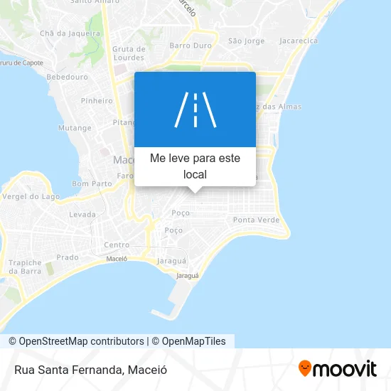 Rua Santa Fernanda mapa