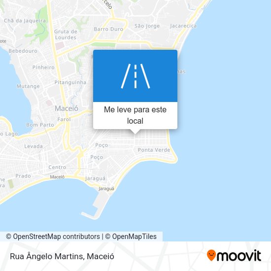 Rua Ângelo Martins mapa