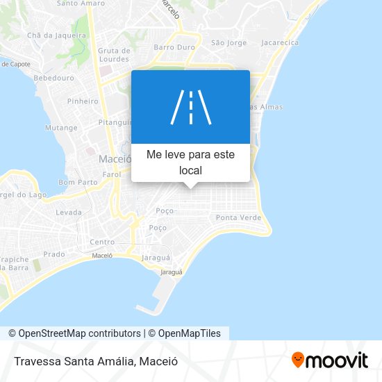 Travessa Santa Amália mapa
