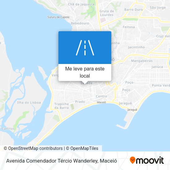 Avenida Comendador Tércio Wanderley mapa