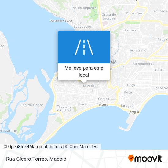 Rua Cícero Torres mapa