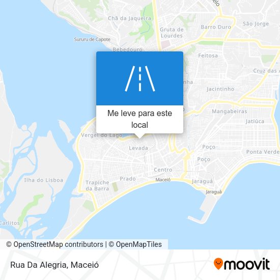 Rua Da Alegria mapa