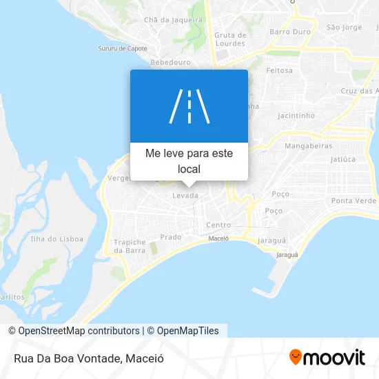 Rua Da Boa Vontade mapa