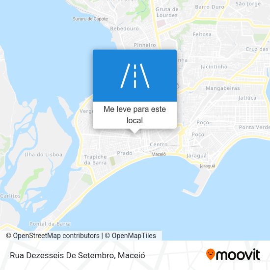 Rua Dezesseis De Setembro mapa